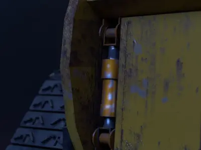 Wall-E wall e robot wallpaper Low-poly 3D model