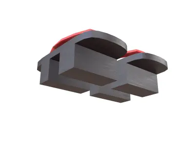 Japanese Clog v1 003 Low-poly 3D model