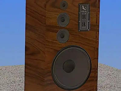 Infinity SM-152 Speaker - High Poly Free 3D model