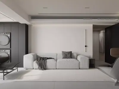 apartment interior scenes        3D model 10
