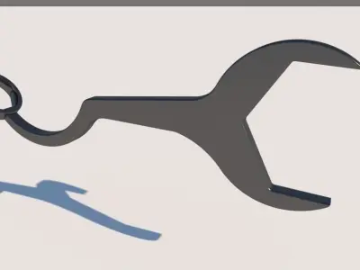 New South Wales Firemans Brigade Wrench 3D print model