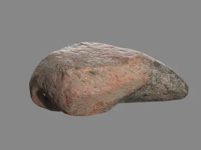 Ancient candlestick Low-poly 3D model