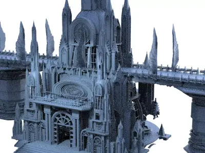 Desert Conjuror Castle  3D model