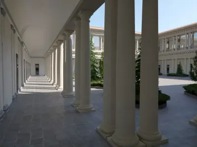 3d model Palazzo Portrait Milano 3D model