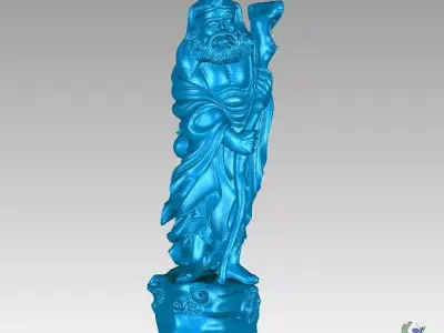 Eight immortals iron abduction plum Free 3D print model