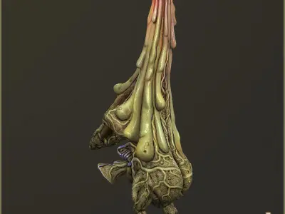 Demon Desperator Low-poly 3D model