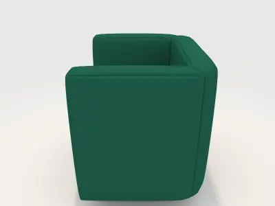 Sofa 1 Seater 4 3D model
