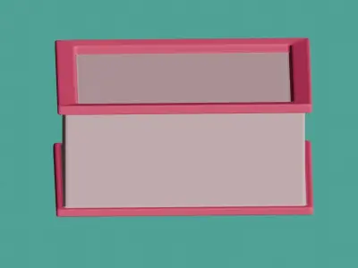 Low poly cartoon shop 3D model Game Ready Low-poly 3D model