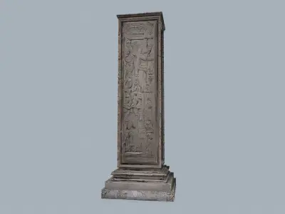 monolith Low-poly 3D model