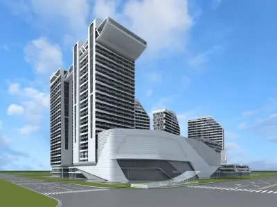  Cityscape 16 3D model
