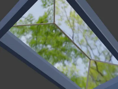 Pyramid shaped Skylight 3D model