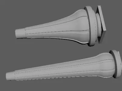 2 leg High quality 3d models for processing on a cnc machine 3D model purchase