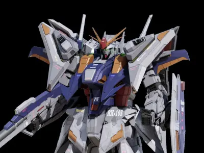 RX - 105 Gundam 3D model