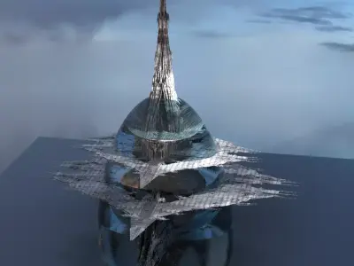 Deep sea Rapture Greenhouse 3D model