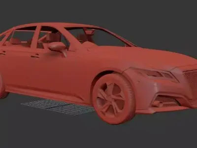 Toyota Crown Mk15 S220 RS Advance 2018 3D print model