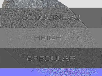 Pile of rubble scan 44 Low-poly 3D model