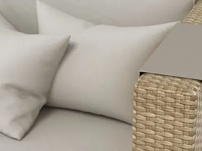 Dedon Garden Furniture Set 3D model