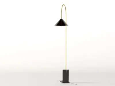 Bishop Task Large Floor Lamp 3D model