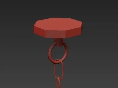 Trapani crystal chandelier 3D model