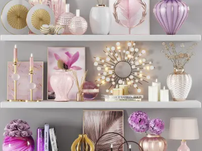 5decorative set collection vol 1 3D Model Pack