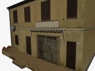 Village Home S-C Low-poly 3D model