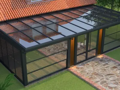 winter garden  3D model