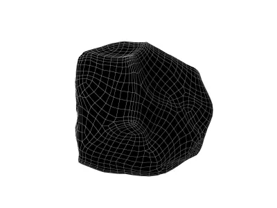 Rock 002 Low-poly 3D model