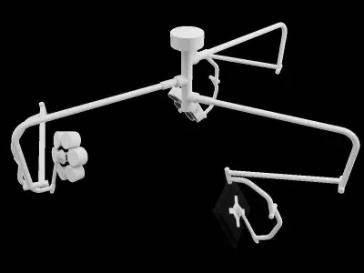 Operating Lights Low-poly 3D model