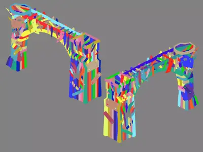 Steam Port - Gate 02 3D model