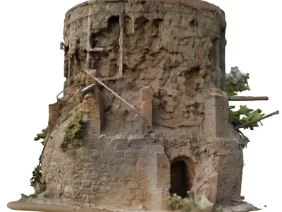 Tower ruin 3D model