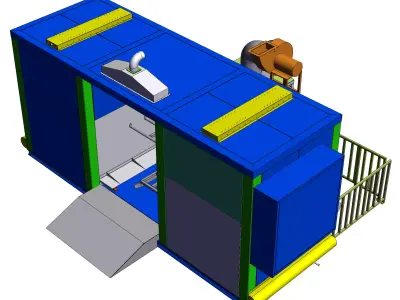 A30 door sealing strip oven 3D model