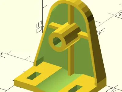 Window blinds mount 3D print model