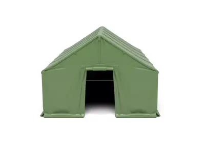 Military tent 3D print model