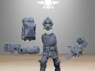 Corrupted Guard Builder Kit 3D print model