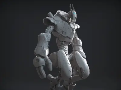 Sci-Fi Characters Part 3 3D Model Pack