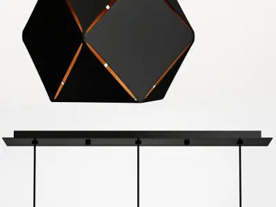 VOLUME SQUARE PENDANT 3 3D model