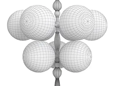  Pigl 9 lights Low-poly 3D model