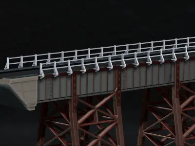 Bridge H0 scale trains Polvorilla viaduct File for 3D Printer 3D print model