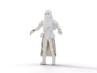 Snowtrooper - Star Wars Low-poly 3D model