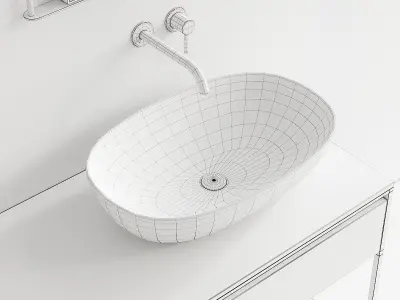 Nic Design Bridge Vanity unit 3D model