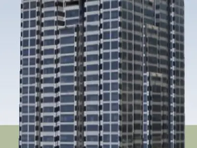 Atlanta Suntrust Plaza 3D model