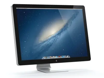 Apple Mac Pro and LED Cinema Display 3D model