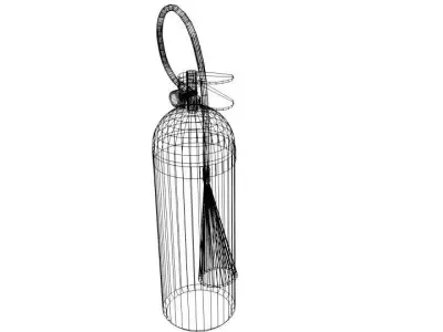 Fire Extinguisher - Type 1 3D model
