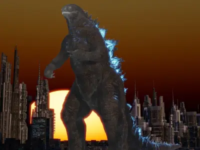 Godzilla Roar 3D model