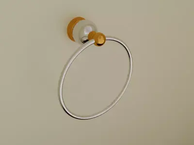 Washbasin Towel Ring 3D model