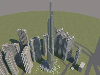 Landmark 81 building  3d model 3D model