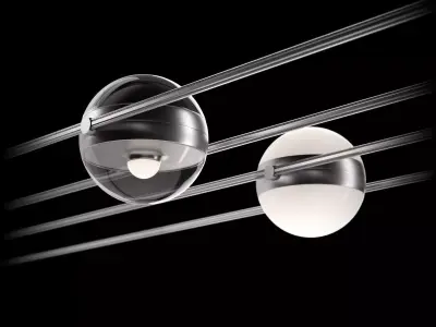 miniTensoSferico two glass spheres 3D model