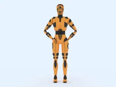 Female Robot 3 - FR03 3D print model