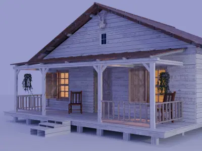 Detailed House Model 3D model