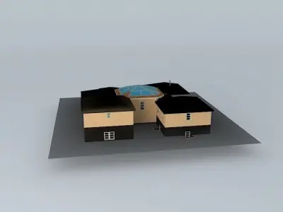 Ramp House Free 3D model
